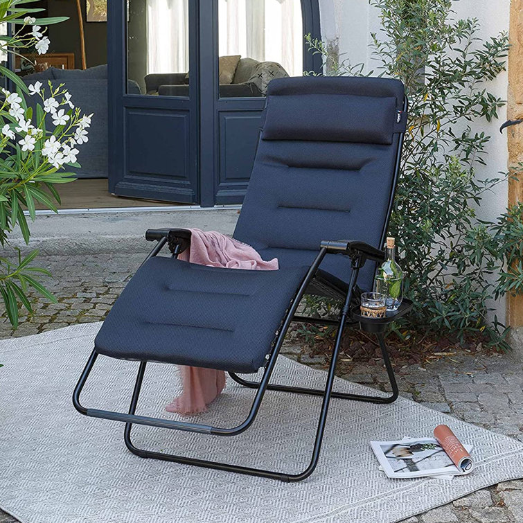 Lafuma Folding Zero Gravity Chair with Cushions | Wayfair